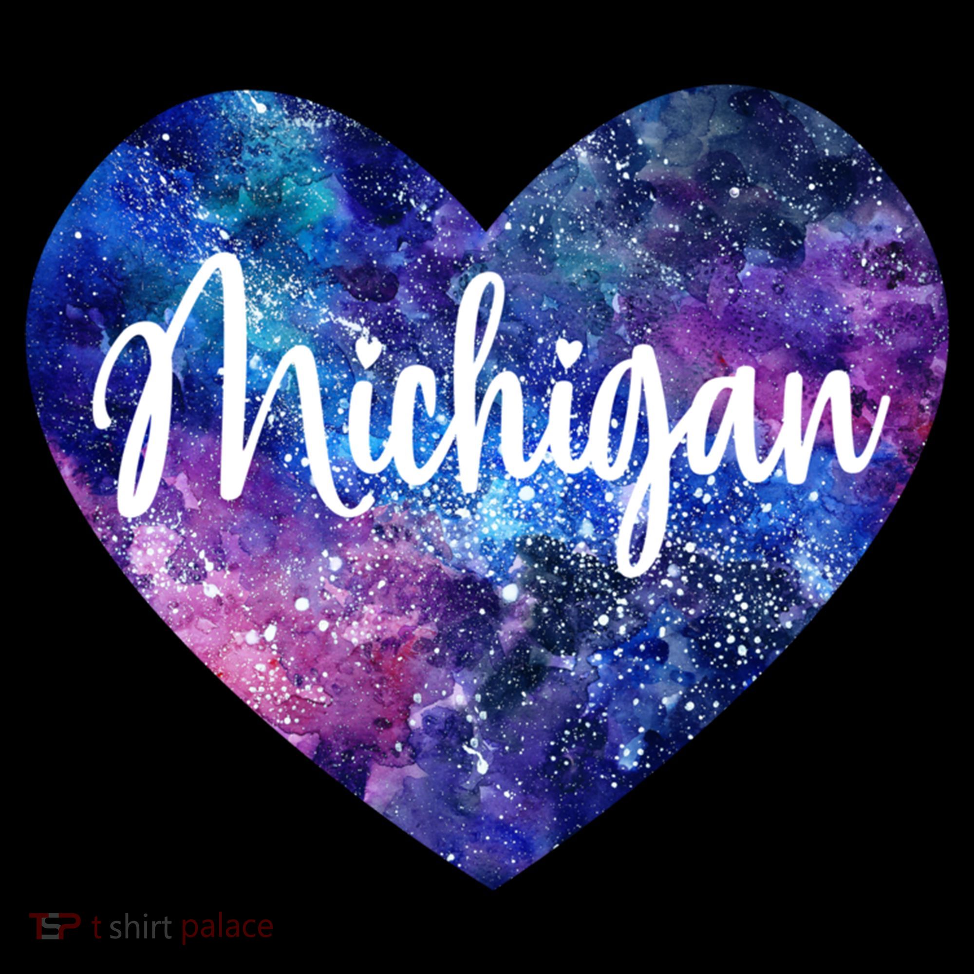 I Love Michigan Usa Cute Gift Coffee Mug