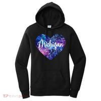 I Love Michigan Usa Cute Gift Women's Hoodie thumb 0