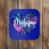 I Love Michigan Usa Cute Gift Coaster thumb 0