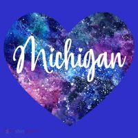 I Love Michigan Usa Cute Gift Mousepad thumb 1