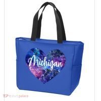I Love Michigan Usa Cute Gift Tote Bag thumb 3