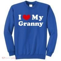 I Love My Granny I Heart My Granny Cute Gift Sweatshirt thumb 0
