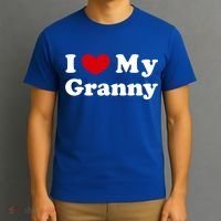I Love My Granny I Heart My Granny Cute Gift T-Shirt thumb 3