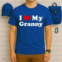 I Love My Granny I Heart My Granny Cute Gift T-Shirt thumb 6