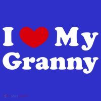 I Love My Granny I Heart My Granny Cute Gift T-Shirt thumb 7