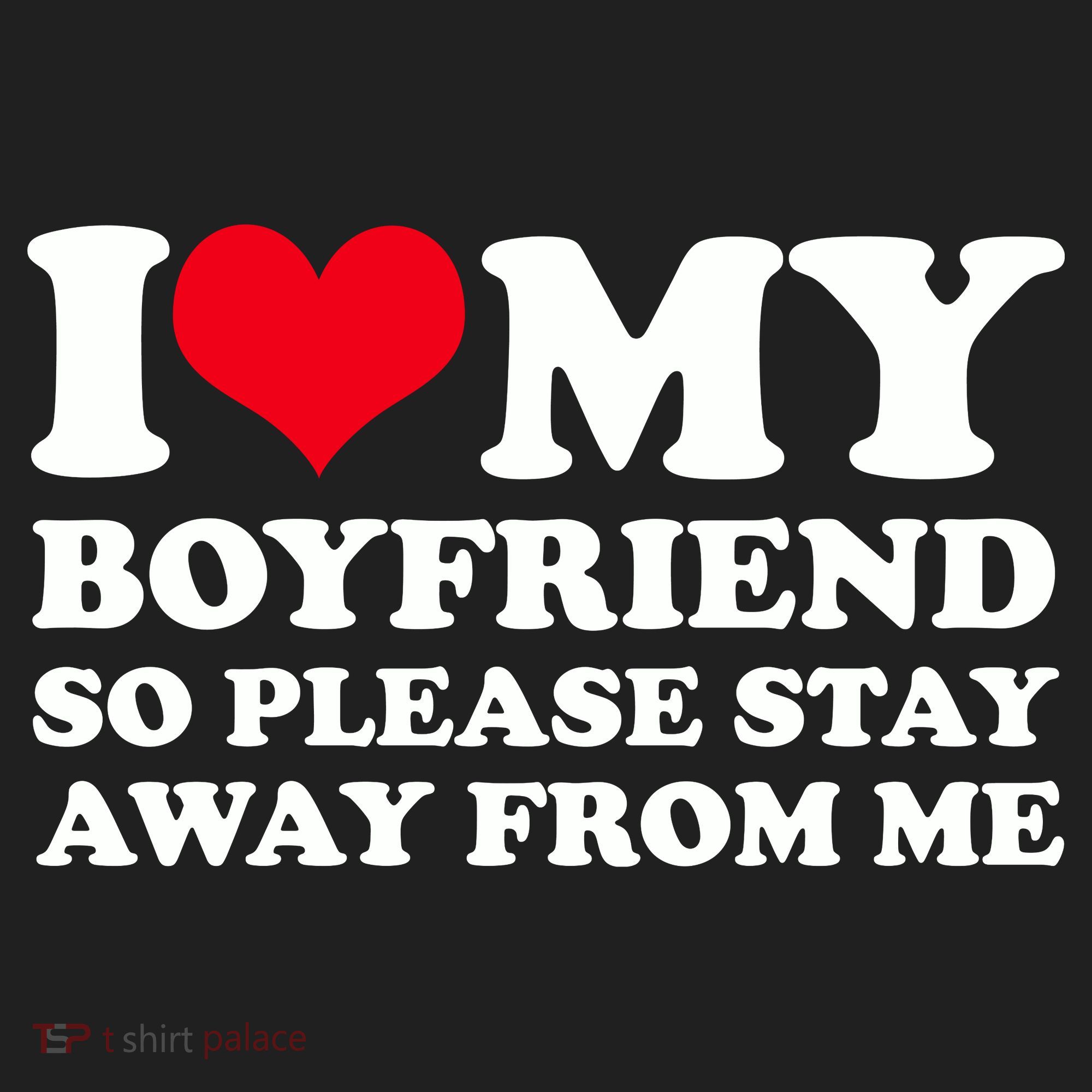 I Love My Bf I Love My Boyfriend So Please Stay Away Beanie