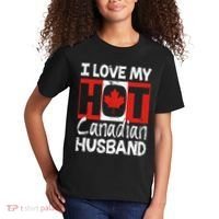 I Love My Hot Husband Canadian Maple Leaf Canada Flag Ottawa Kids T-Shirt thumb 2