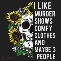 I Like Murder Shows Comfy Clothes And Maybe 3 People Tumbler thumb 3