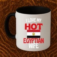 I Love My Hot Egyptian Wife Funny Egypt Relationship Gift Coffee Mug thumb 2