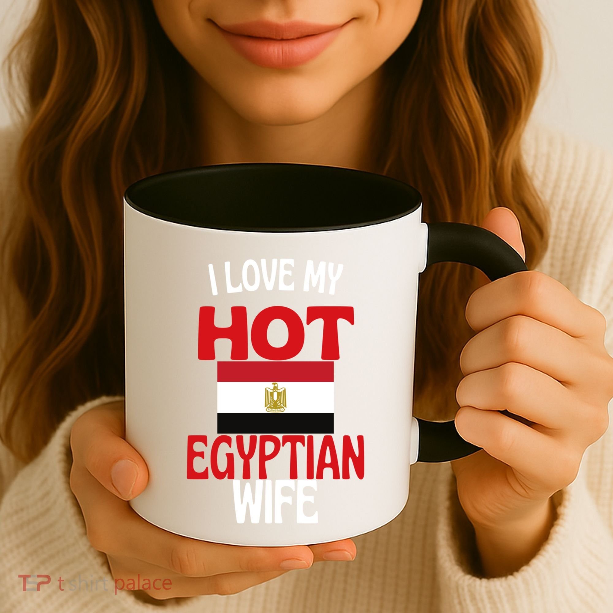 I Love My Hot Egyptian Wife Funny Egypt Relationship Gift Coffee Mug