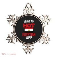 I Love My Hot Egyptian Wife Funny Egypt Relationship Gift Ornament thumb 0