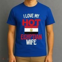 I Love My Hot Egyptian Wife Funny Egypt Relationship Gift T-Shirt thumb 3