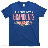 I Love My Grandcats Cat Lover Granddad Grandma Grandparent Gift T-Shirt thumb 0