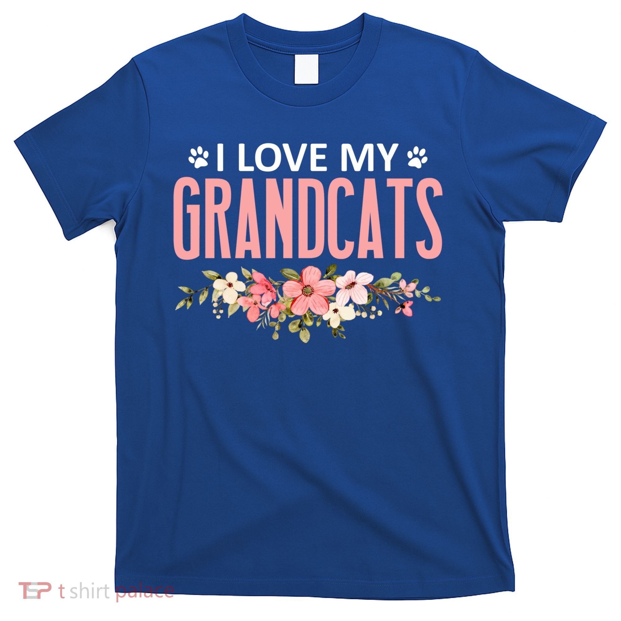 I Love My Grandcats Cat Lover Granddad Grandma Grandparent Gift T-Shirt