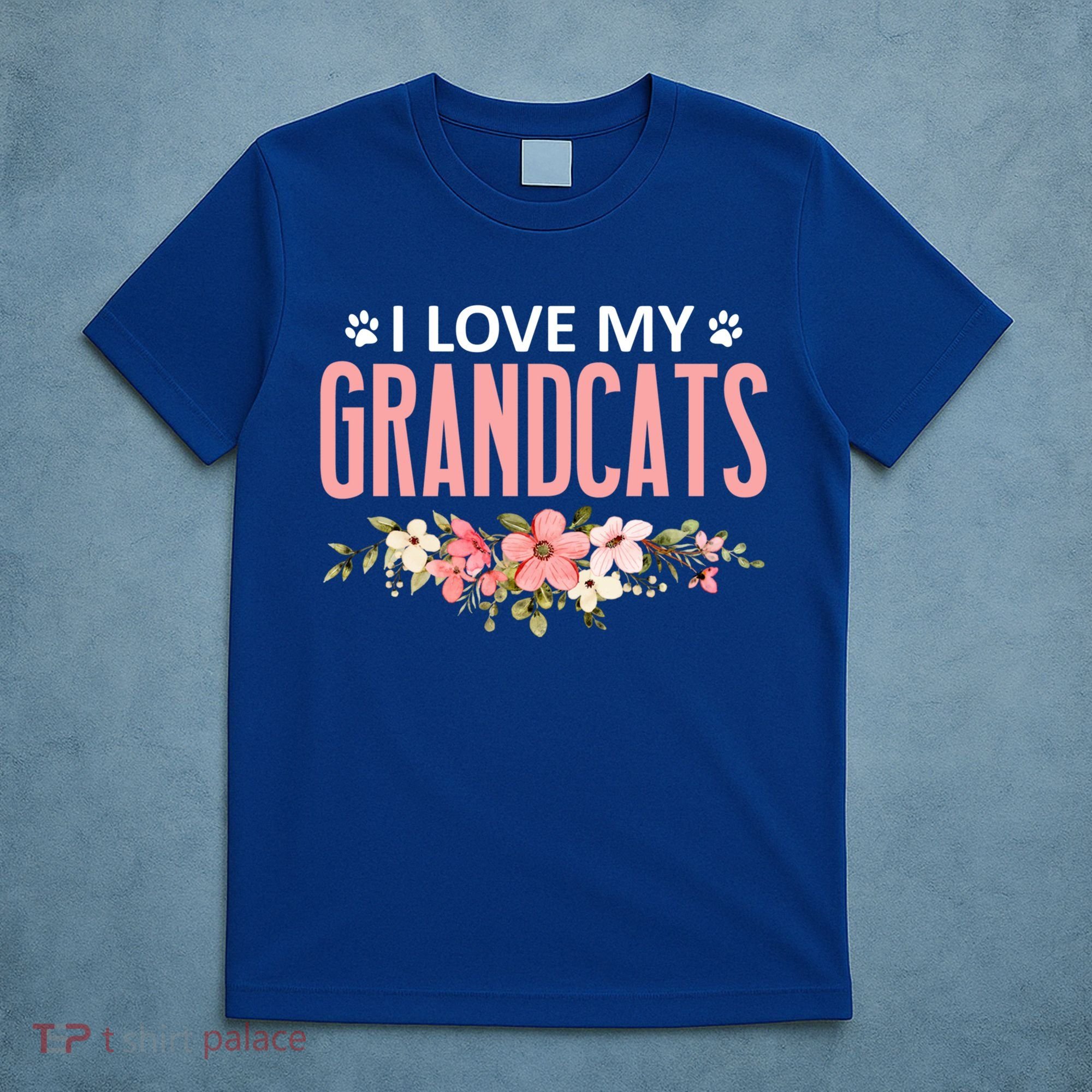 I Love My Grandcats Cat Lover Granddad Grandma Grandparent Gift T-Shirt
