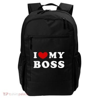 I Love My Boss Backpack