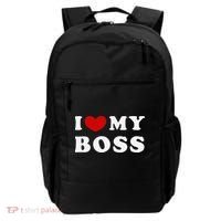 I Love My Boss Backpack thumb 0