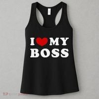 I Love My Boss Women's Tank Top thumb 3