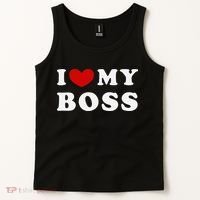 I Love My Boss Tank Top thumb 2