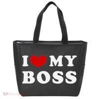 I Love My Boss Tote Bag thumb 0
