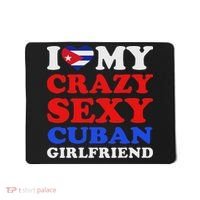 I Love My Crazy Sexy Cuban Girlfriend Cuba Boyfriend Gift Mousepad thumb 0