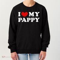 I Love My Pappy I Heart My Pappy Women's Sweatshirt thumb 0