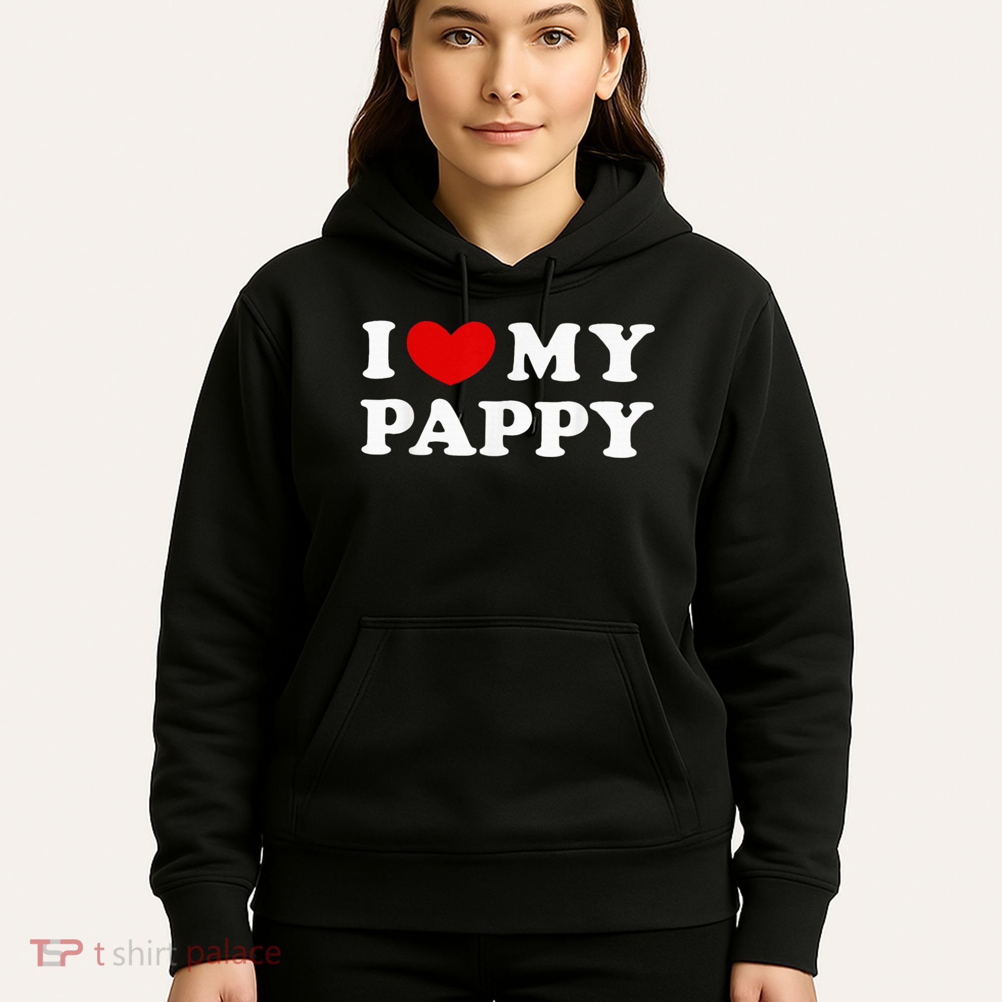 I Love My Pappy I Heart My Pappy Hoodie