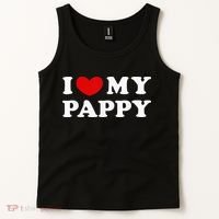 I Love My Pappy I Heart My Pappy Tank Top thumb 2