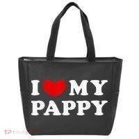 I Love My Pappy I Heart My Pappy Tote Bag thumb 0