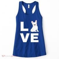 I Love My Frenchie French Bulldog Dog Lover Gift Women's Tank Top thumb 0