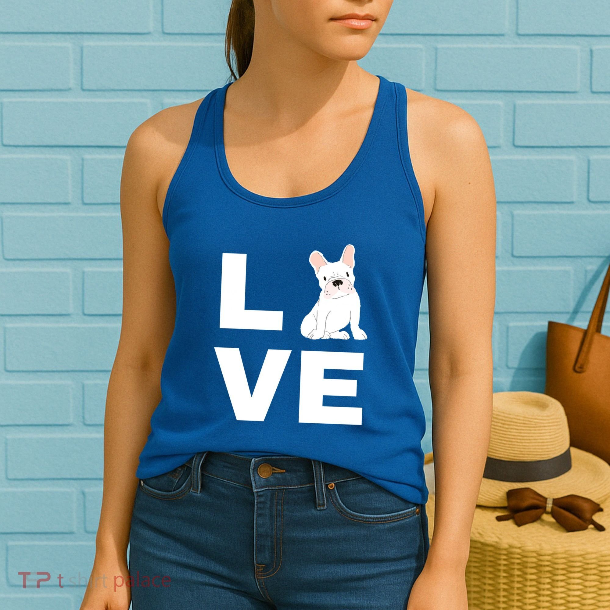 I Love My Frenchie French Bulldog Dog Lover Gift Women's Tank Top