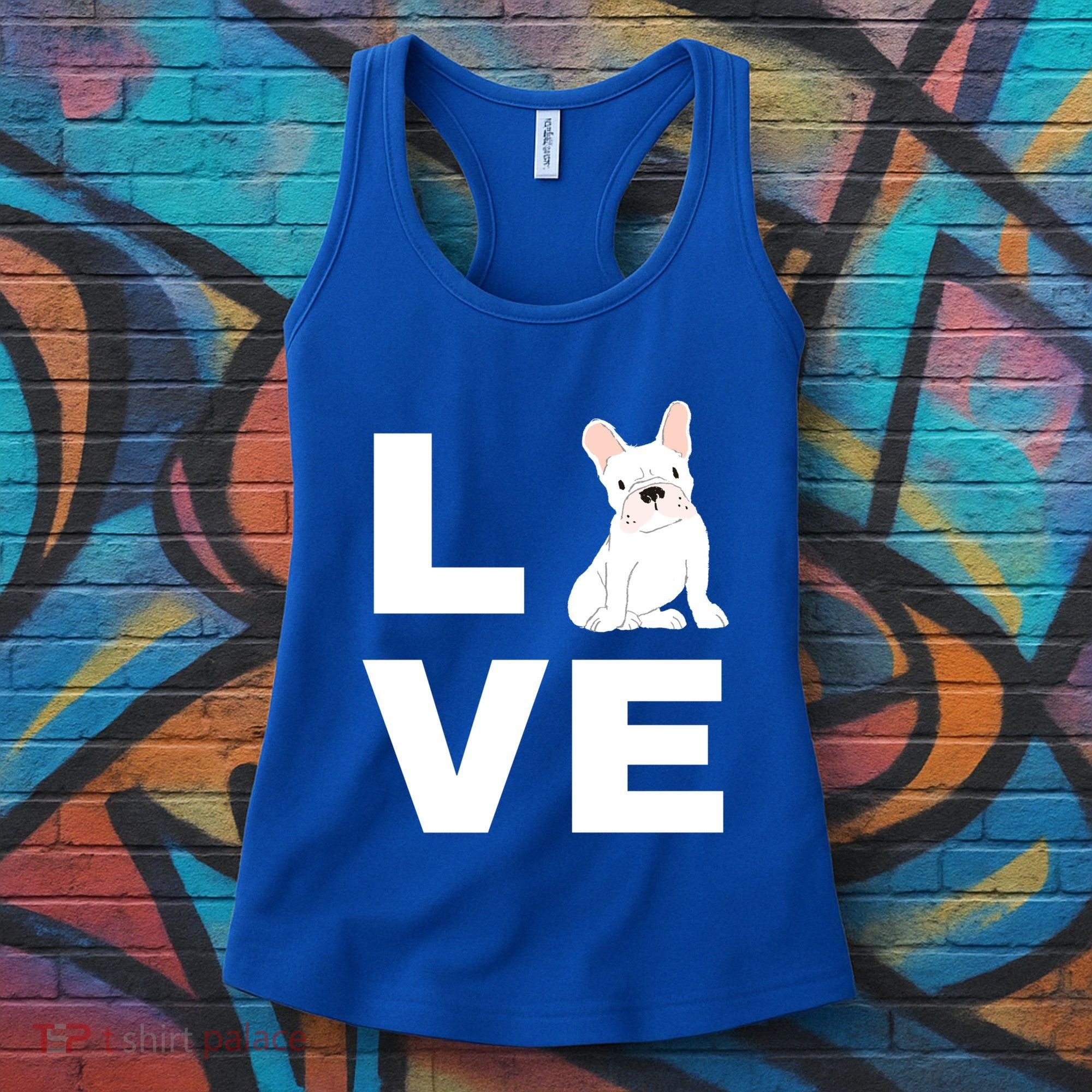 I Love My Frenchie French Bulldog Dog Lover Gift Women's Tank Top