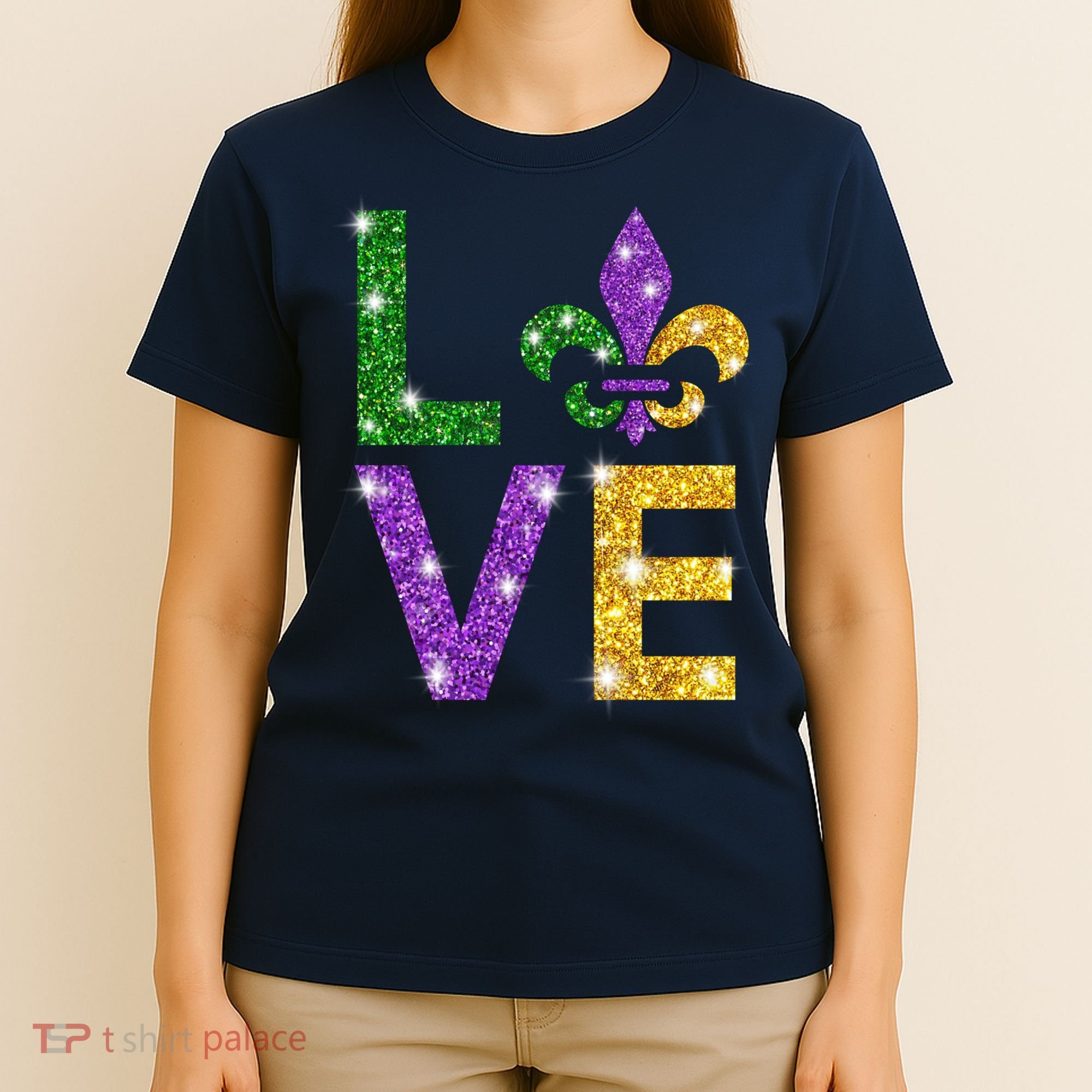 I Love Mardi Gras Shirt For Girls, Women , Men T-Shirt