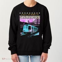 I Left My Heart In San Francisco Train & Bridge Women's Sweatshirt thumb 0