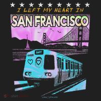 I Left My Heart In San Francisco Train & Bridge Women's Sweatshirt thumb 2
