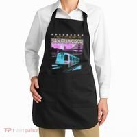 I Left My Heart In San Francisco Train & Bridge Apron thumb 2