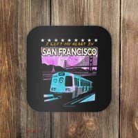 I Left My Heart In San Francisco Train & Bridge Coaster thumb 0