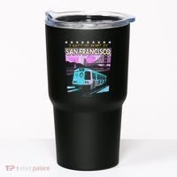I Left My Heart In San Francisco Train & Bridge Tumbler thumb 0