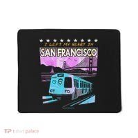 I Left My Heart In San Francisco Train & Bridge Mousepad thumb 0