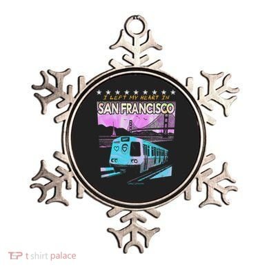 I Left My Heart In San Francisco Train & Bridge Ornament