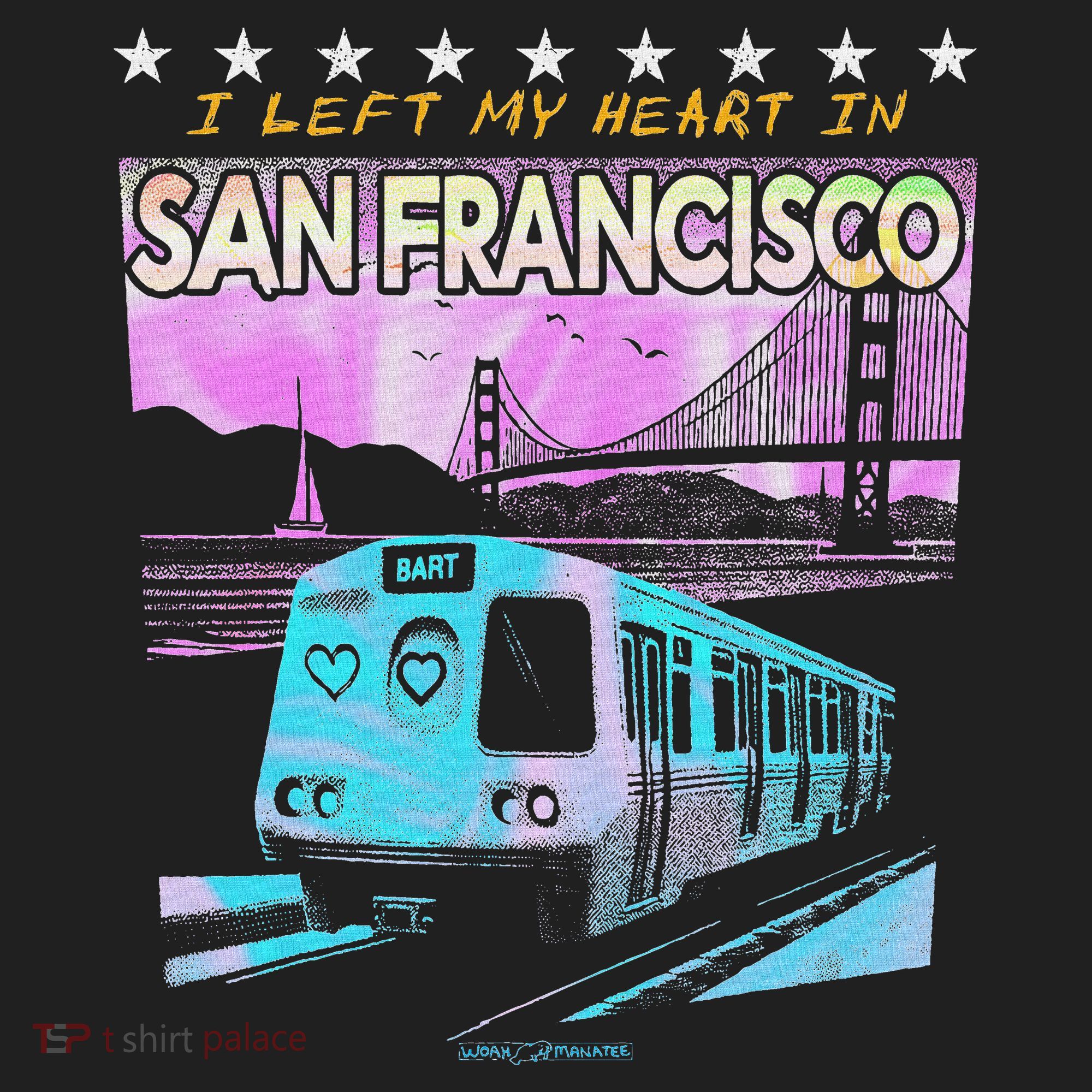 I Left My Heart In San Francisco Train & Bridge Hat