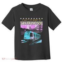 I Left My Heart In San Francisco Train & Bridge Toddler T-Shirt thumb 0