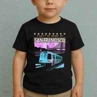 I Left My Heart In San Francisco Train & Bridge Toddler T-Shirt thumb 2