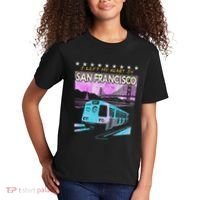 I Left My Heart In San Francisco Train & Bridge Kids T-Shirt thumb 2