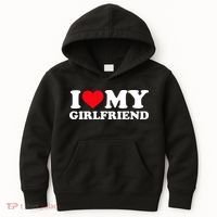 I Love My Girlfriend Kids Hoodie thumb 0