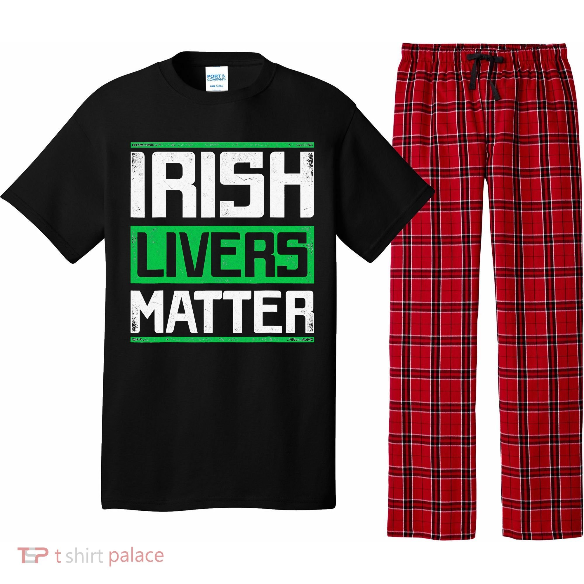 Irish Livers Matter St Patricks Day Pajama Set