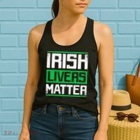 Irish Livers Matter St Patricks Day Women's Tank Top thumb 2