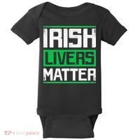 Irish Livers Matter St Patricks Day Baby Bodysuit thumb 0