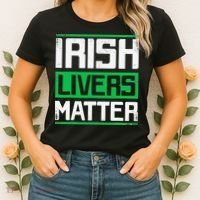 Irish Livers Matter St Patricks Day Women's T-Shirt thumb 2