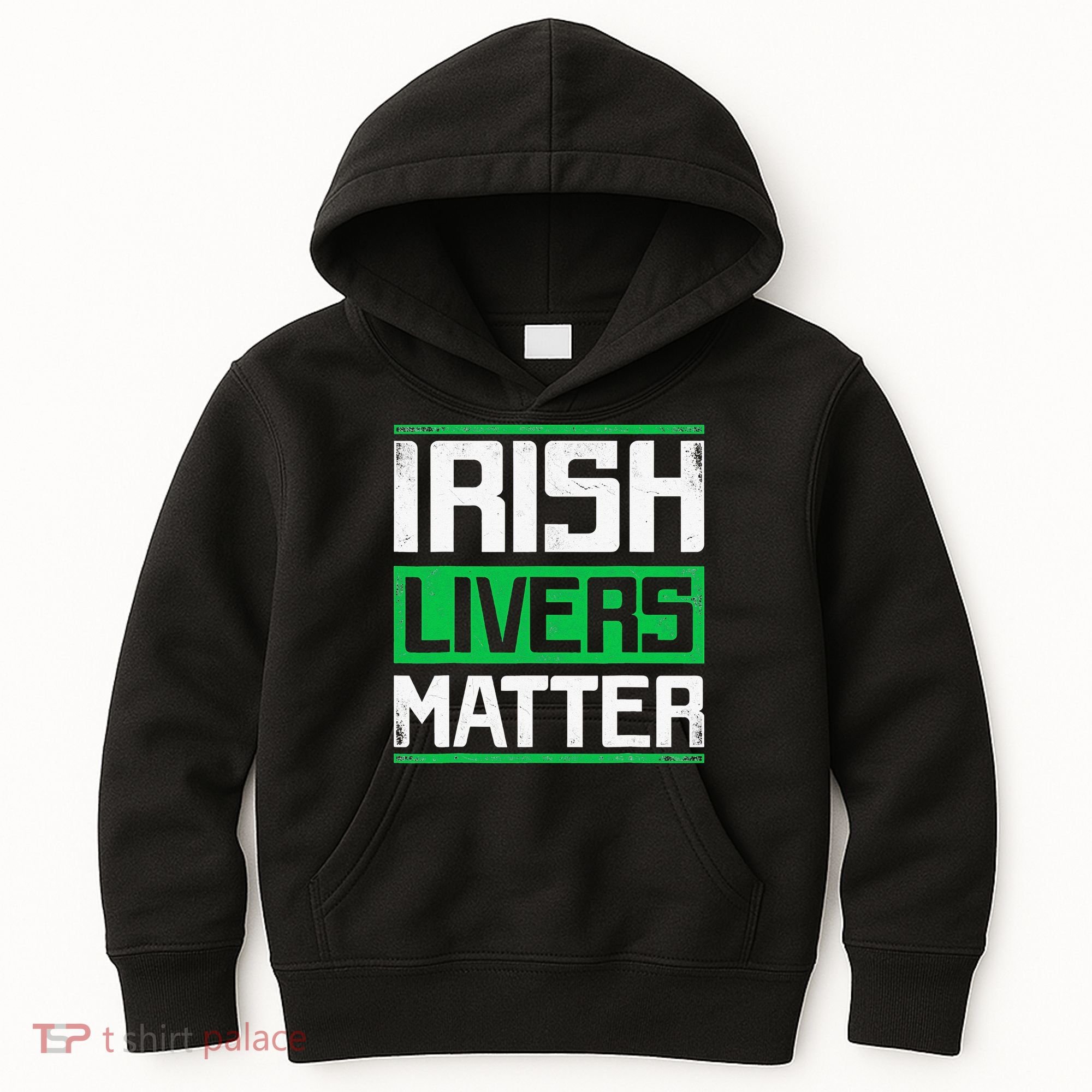 Irish Livers Matter St Patricks Day Kids Hoodie